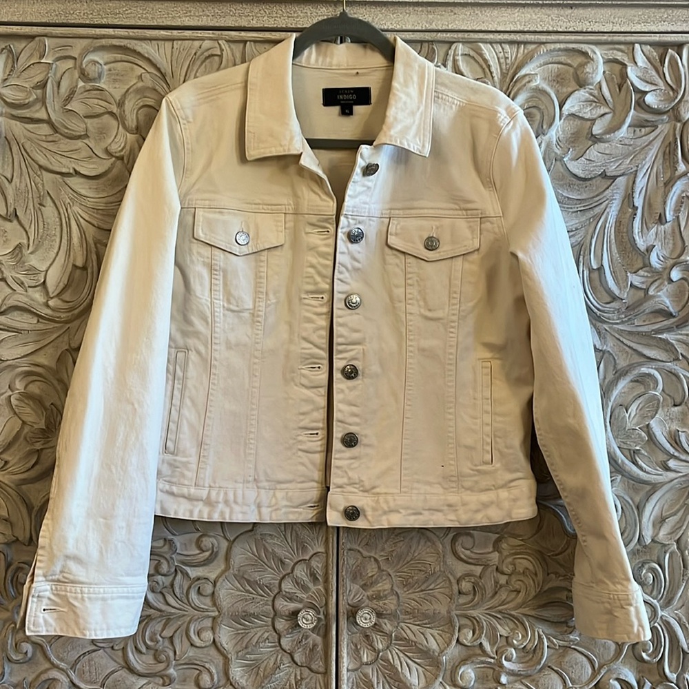 J.Crew Ecru Denim Jacket